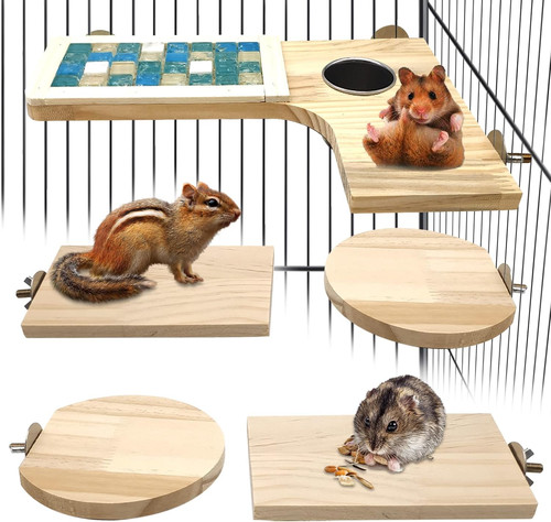 Ledge wooden hamster - hamster, cage