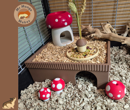 Chamber hamster hide with - 4,