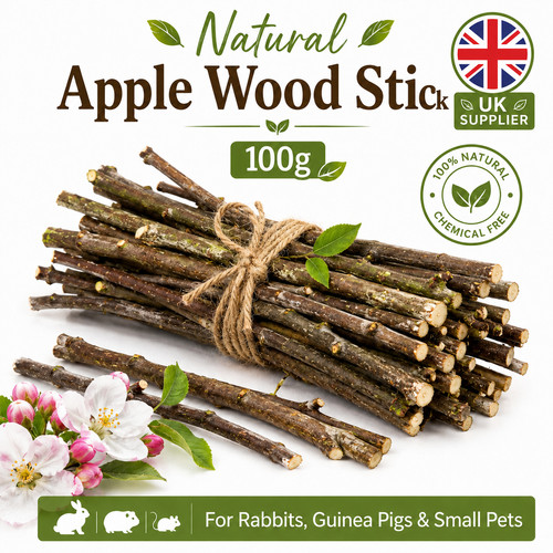 100g apple wood - apple, sticks