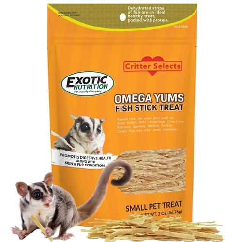 Omega yums fish stick treat - omega,