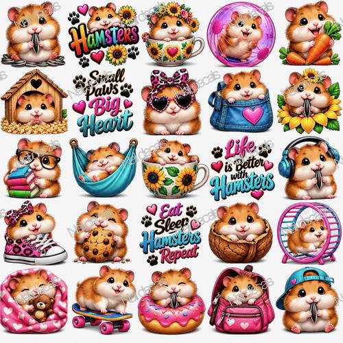 Hamsters waterslide nail - waterslide,