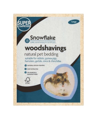Snowflake pet woodshavings - pet,