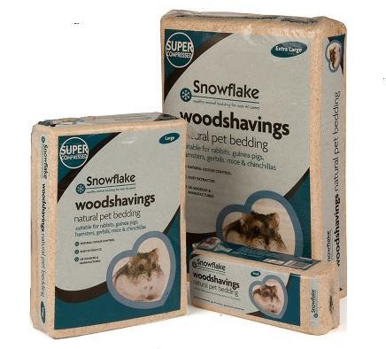 Snowflake pet woodshavings - pet,