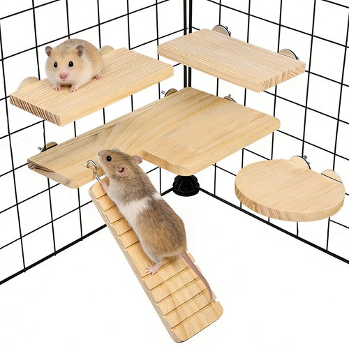 Hamster cage platform shaped - hamster,