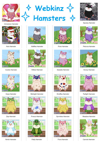 Webkinz classic hamsters - classic,