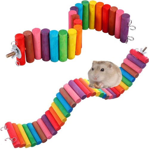 Wooden pet ladder bridge stair - wooden,