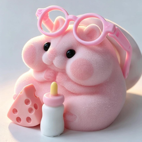 Handmade hamster squishy toy - hamster,