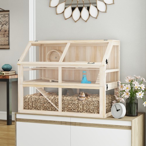 Tier wooden hamster cage - tier,